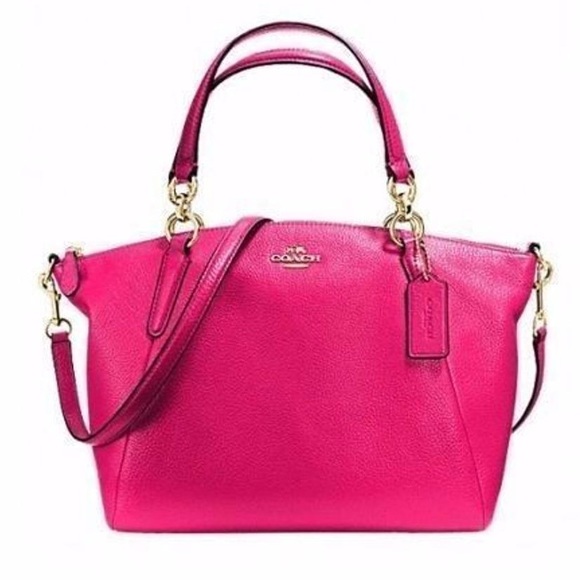 Coach Handbags - Coach | Kelsey Pink Crossbody Bag
